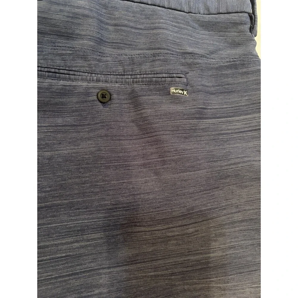 Hurley Shorts Men's 42x11 Navy Static Microfiber Quick Dry Comfort